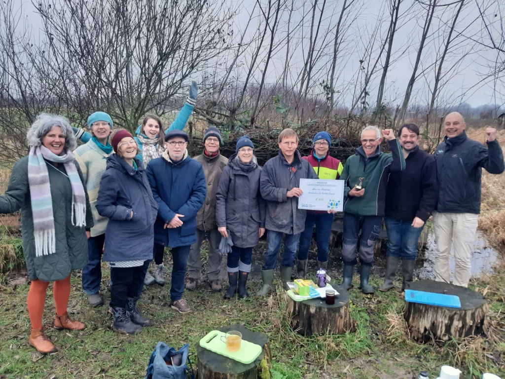 vrijwilligers De Parkse Gaard, landschapsknokker