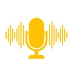 Podcast. Badge, icon stamp logo Vector stock illustration